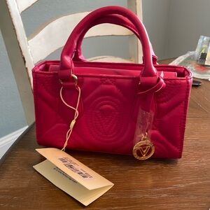 Valentino Orlandi crossbody hot pink bag with guitar strap - NWT - $249 retail